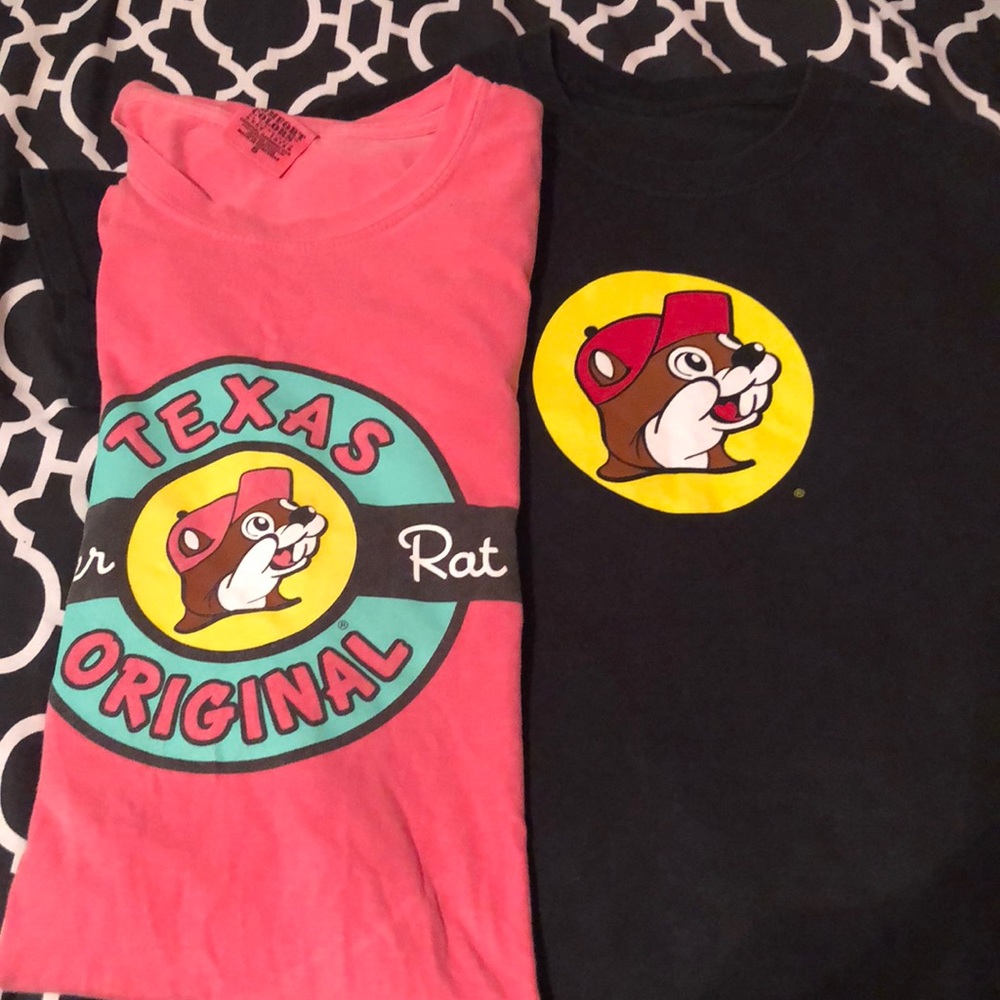 Two Bucees Shirts , perfectly good conditions.